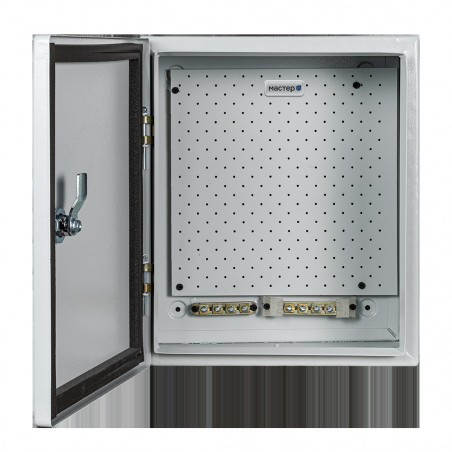Шкаф с монтажной панелью (ЩМП) IP54, 290х390х190 мм МАСТЕР-2У Mastermann