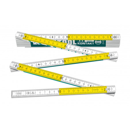 Метр деревянный профессиональный складной, PRO-90 Kontakt, 2.4 м