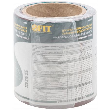 Рулон шлифовальный мини на тканевой основе, алюминий-оксидный абразивный слой 115 мм х 5 м, P150