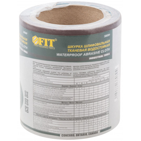 Рулон шлифовальный мини на тканевой основе, алюминий-оксидный абразивный слой 115 мм х 5 м, P240