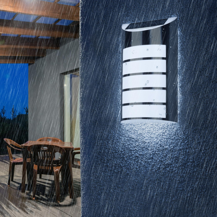 Фасадная подсветка Сталь, на солнечной батарее, 5LED, 17lm ERAFS024-40