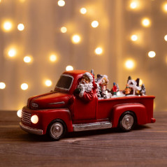 Рождественская композиция Новогоднее путешествие мультиколор, 3хАА, 25х12х17 см EFIS-S01