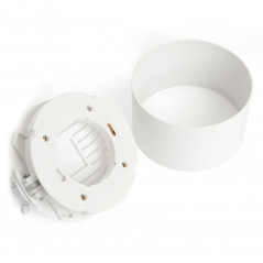 Светильник трековый на шинопровод ДПО GX70 без лампы белый