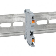 Клеммная колодка пружинная 2,5 Push-in серая