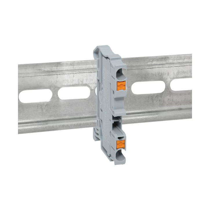 Клеммная колодка пружинная 2,5 Push-in серая Клеммная колодка пружинная 2,5 Push-in серая