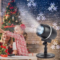 Проектор LED Снежный вальс, IP44, 220В ENIOP-08