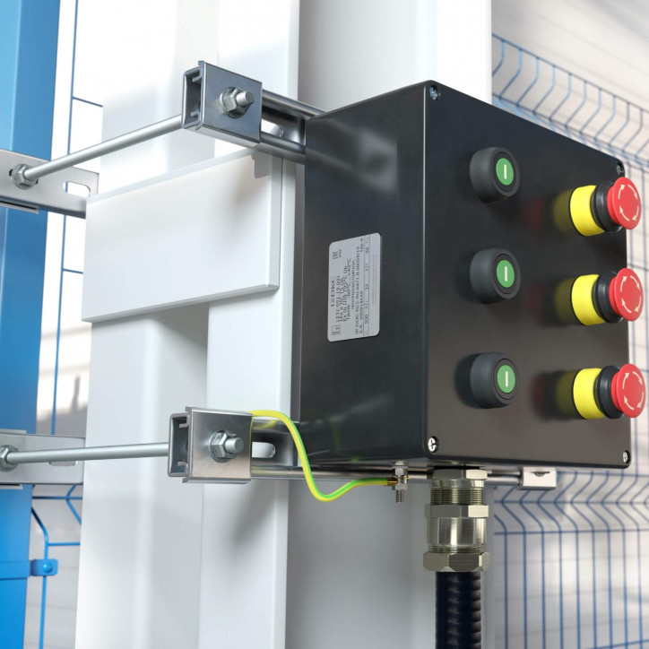 Комплект обжимной монтажных профилей тип 1, обхват конструкции габаритами 250 на 400 мм, для крепления 1 оболочки(ек) одноготипо Комплект обжимной монтажных профилей тип 1, обхват конструкции габаритами 250 на 400 мм, для крепления 1 оболочки(ек) одноготипо