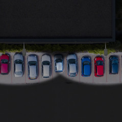 Светильник уличный консольный ДКУ 100 Вт 10000 лм 3000К AC 220В IP65 420х160х57мм широкая КСС Ш Aven