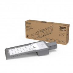 Светильник уличный консольный ДКУ 30 Вт 3000 лм 3000К AC 220В IP65 316х130х57мм широкая КСС Ш Avenue