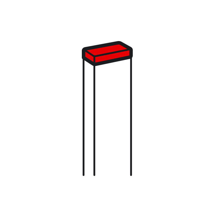 Заглушка 15x10 мм METRA