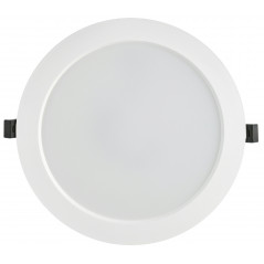 Светильник светодиодный встраиваемый ДВО 1615 белый круг 24Вт 6500К IP20