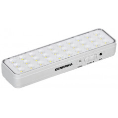Светильник светодиодный аккумуляторный ДБА 1030 непостоянного действия 30LED 5ч 3Вт GENERICA