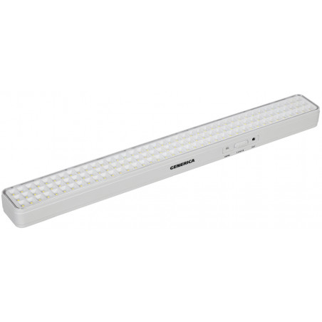 Светильник светодиодный аккумуляторный ДБА 1120 непостоянного действия 120LED 6ч 12Вт GENERICA