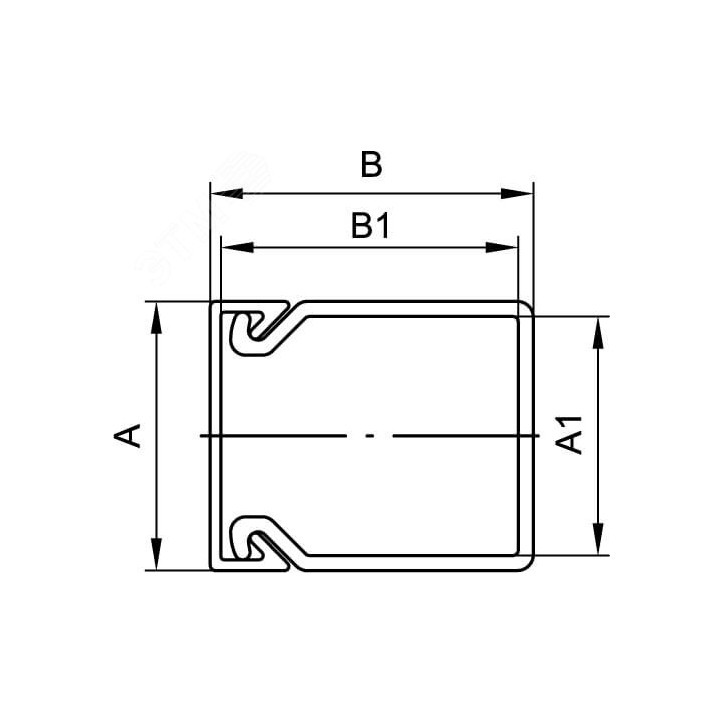 Кабель-канал 25x30 белый TA-EN IN-Liner