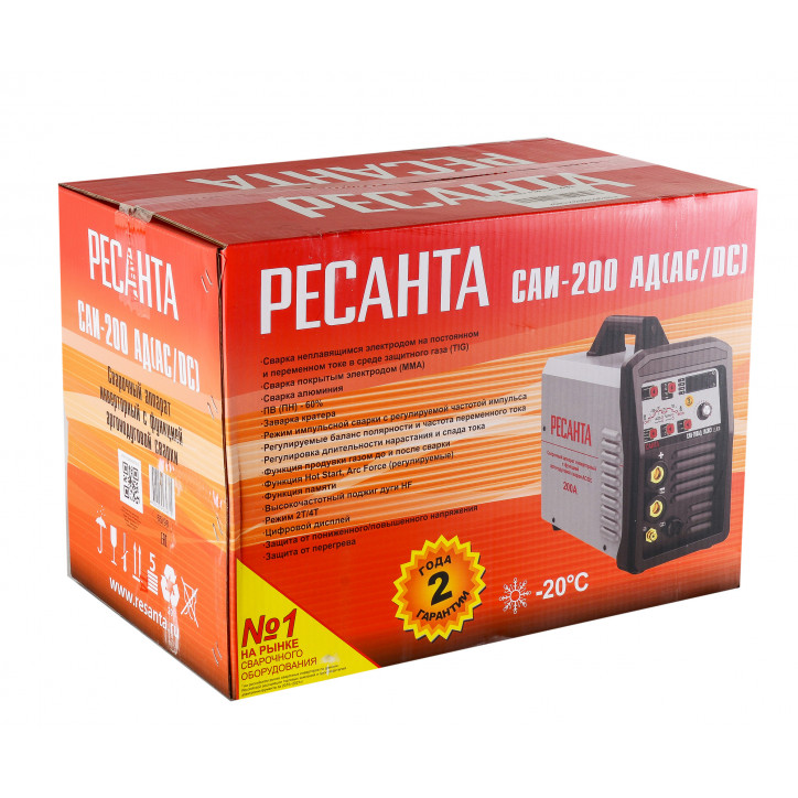 Аппарат сварочный TIG САИ-200АД (АС/DC)