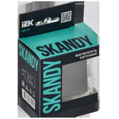 SKANDY Выключатель карточный 30А SK-V15T титан IEK