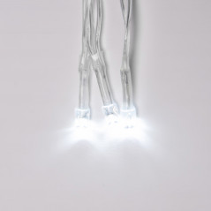 Занавес светодиодный 2х3 м 240 led белый с контроллером провод прозрачный IP20 ULD-C2030-240/DTA WHITE IP20
