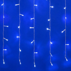 Занавес светодиодный 2х3 м 240 led белый с контроллером провод прозрачный IP20 ULD-C2030-240/DTA WHITE IP20