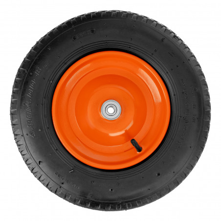 Колесо пневматическое 4.80/4.00-8 D380мм, подш. внут. диам. 12мм, длина оси 90мм