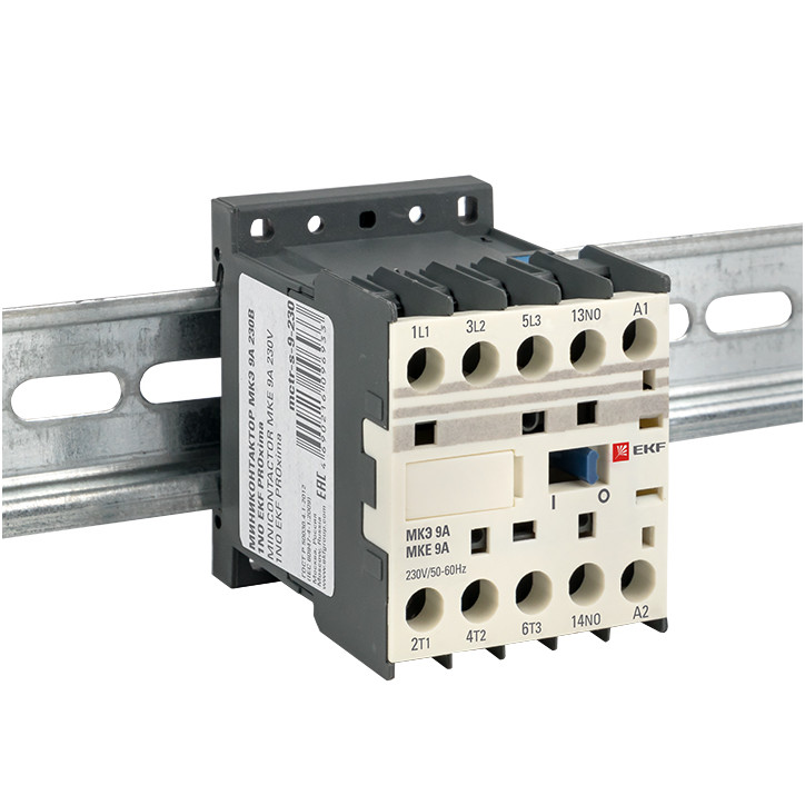Миниконтактор МКЭ 9А 230В 1NO PROxima Миниконтактор МКЭ 9А 230В 1NO PROxima