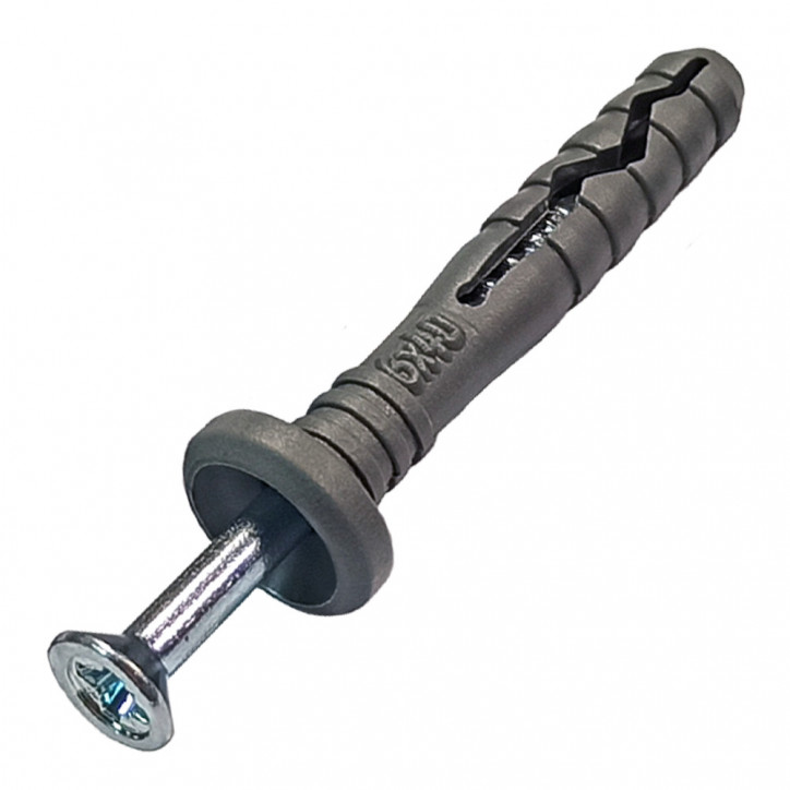 Дюбель-гвоздь 6х40 грибовидный бортик полипропилен 2000шт Дюбель-гвоздь 6х40 грибовидный бортик полипропилен 2000шт