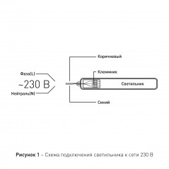 Светильник светодиодный линейный IP65 36Вт 3780Лм 4000К 1200мм прозр SPP-201-1-40K-036