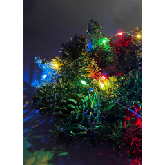 ENIN-2M Гирлянда LED Нить 2 м мультиколор, АА, IP20 (120/4800)