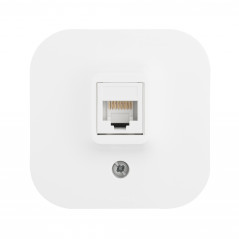 Quteo Розетка компьютерная RJ45 категория 5е UTP наружная белая