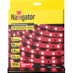 Лента светодиодная NLS-3528R60-4.8-IP20-12V R5