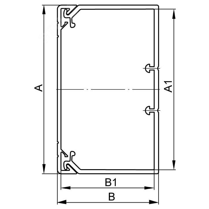 Кабель-канал 100х60 TA-GN IN-Liner