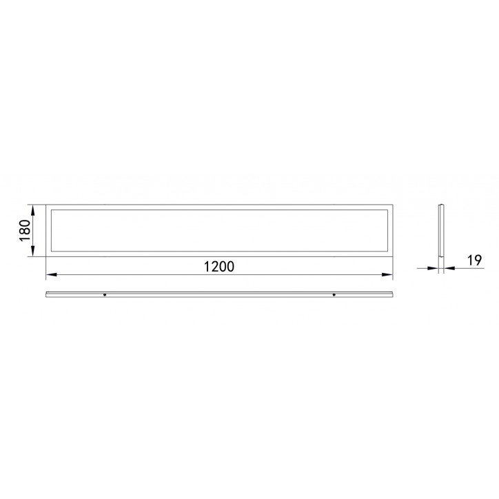 Светильник светодиодный ДВО/ДПО SPO-7-40-4K-P (4) 40Вт 4000К 3600Лм IP40 1200x180 призма