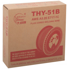 Проволока сварочная флюсовая THY-51B 0.8 мм (катушка 5 кг)