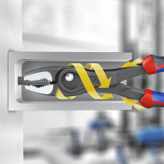 Клещи с фронтальным и боковым захватами, зев 5-27 мм, длина 250 мм, 3-компонентные ручки, TwinGrip