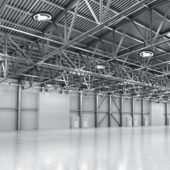 Светильник светодиодный промышленный ДСП 150 Вт 18000 лм 5000К AC 220В IP65 D260х88мм стекло угол 12