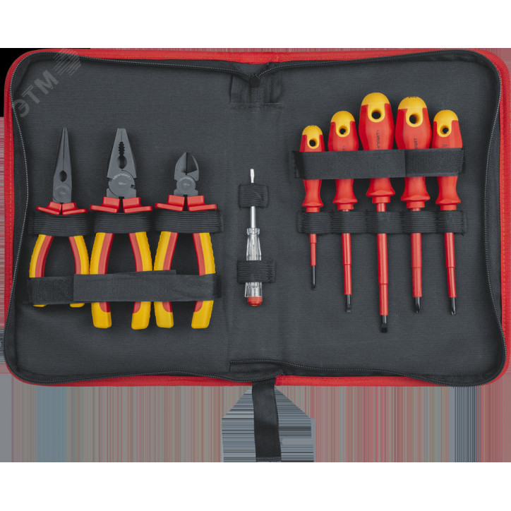 Набор диэлектрического инструмента 9 шт. Онлайт (OHT-Ind01-H9) Набор диэлектрического инструмента 9 шт. Онлайт (OHT-Ind01-H9)