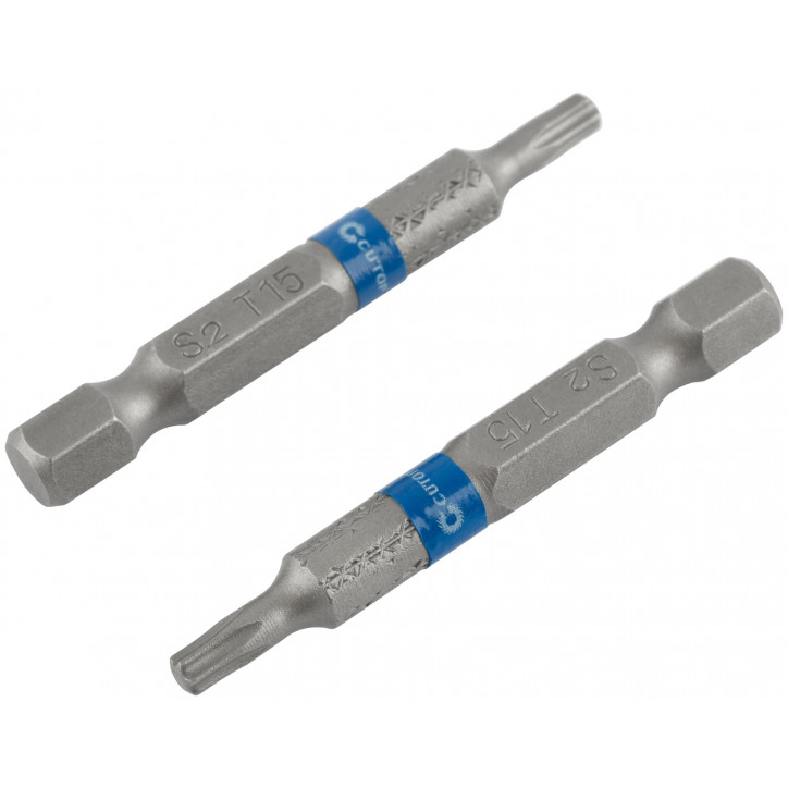 Биты стальные, 10 шт., Profi, TORX T15, 50 мм Биты стальные, 10 шт., Profi, TORX T15, 50 мм