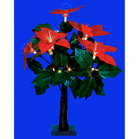 Дерево светодиодное Рождественская звезда на батарейках 3АА (не в/к) 20х50см 20 светодиодов Теплый ULD-T2850-020/SNA/3AA WARM WH