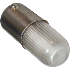 Лампа сменная красная BA9S с подсветкой неон 240В