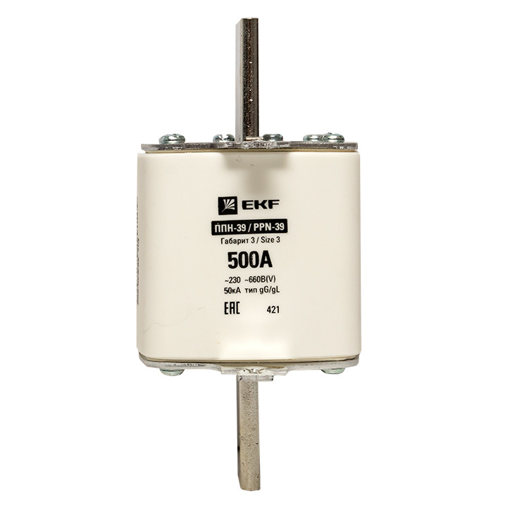 Вставка плавкая ППН-39 630/500А габарит 3 Вставка плавкая ППН-39 630/500А габарит 3