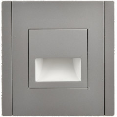 FORTE@PIANO Подсветка LED встраиваемая FP557 сталь IEK
