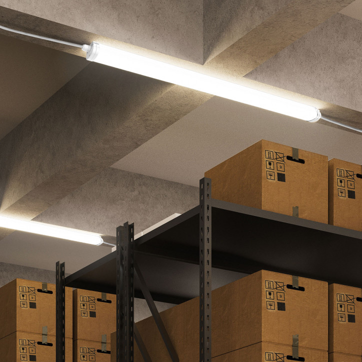 Светильник промышленный линейный ДСП 36 Вт 3600 лм 4000К AC 220В IP65 1170х60х55мм матовый сквозная Светильник промышленный линейный ДСП 36 Вт 3600 лм 4000К AC 220В IP65 1170х60х55мм матовый сквозная