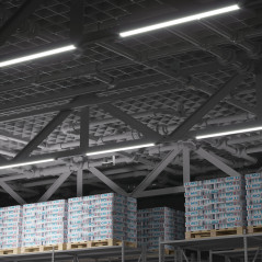 Светильник светодиодный ДПО 50 Вт 4500 лм 4000К AC 220В IP40 1492х75х25мм матовый опал WLF-2 Gauss