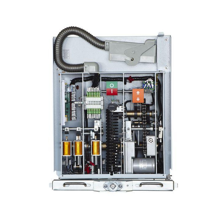 Ваккуумный выключатель BB/-10-1250-20-150-3 выкатного исполнения, с магнитом блокировки включения, с правой блокировкой, с 2 ток