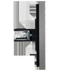 FORTE@PIANO Подсветка LED встраиваемая FP557 сталь IEK