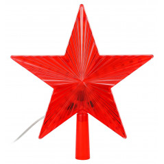 Светодиодная елочная верхушка Звезда, 31 LED, h21 см,длина провода 2,5 м., 220V, IP20 ENGEV-02