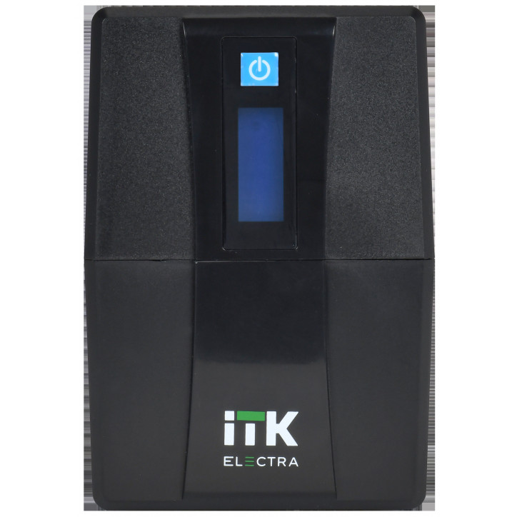 ITK ELECTRA ET ИБП Линейно-интерактивный 800ВА/480Вт однофазный с LCD дисплеем с АКБ 1х9AH USB порт розетки Schuko ITK ELECTRA ET ИБП Линейно-интерактивный 800ВА/480Вт однофазный с LCD дисплеем с АКБ 1х9AH USB порт розетки Schuko