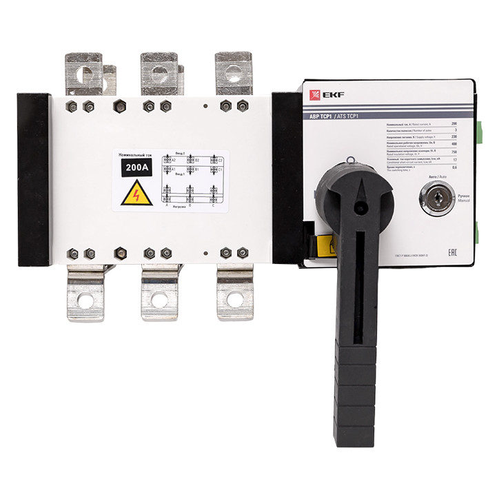 АВР ТСР1 200А 3Р 230В EKF