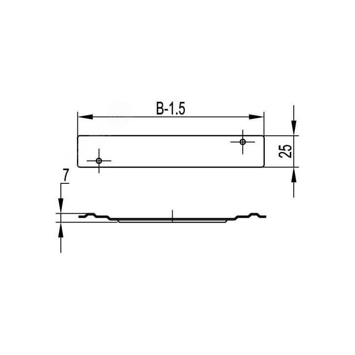 Держатель кабеля TRC 200мм цинк-ламельный (аналог горячеоцинкованный)