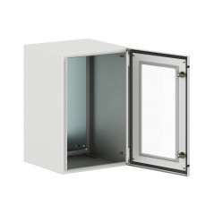 Корпус навесной уличный ST Outdoor с М/П с прозрачной дверью ВxШxГ 600x400x400 мм, IP66