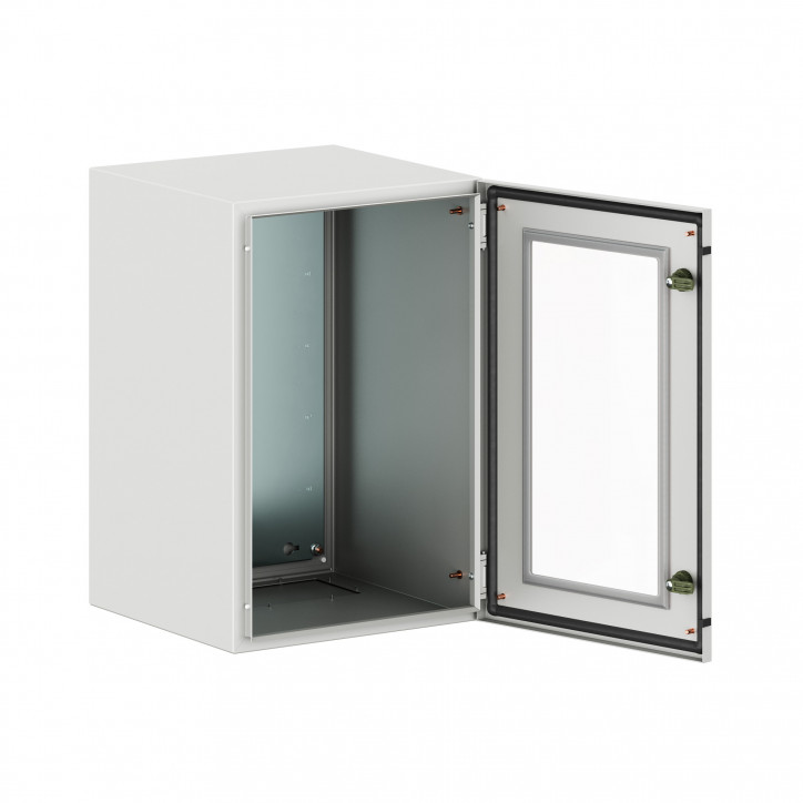 Корпус навесной уличный ST Outdoor с М/П с прозрачной дверью ВxШxГ 600x400x400 мм, IP66 Корпус навесной уличный ST Outdoor с М/П с прозрачной дверью ВxШxГ 600x400x400 мм, IP66